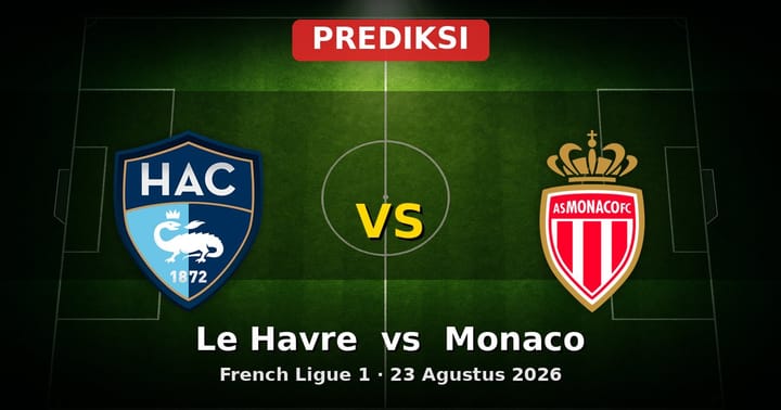 Prediksi Le Havre vs Monaco Ligue 1 23 Agustus 2026: Duel Sengit Di Normandia