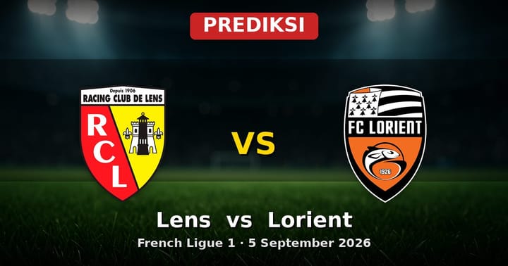 Prediksi Lens vs Lorient Liga Prancis 5 September 2026