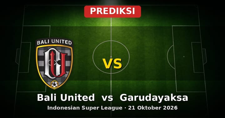 Prediksi Bali United vs Garudayaksa Liga Indonesia 21 Oktober 2026