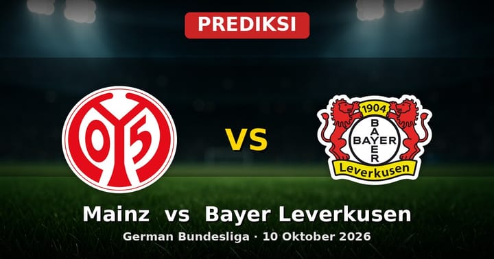 Prediksi Mainz vs Bayer Leverkusen Bundesliga 10 Oktober 2026